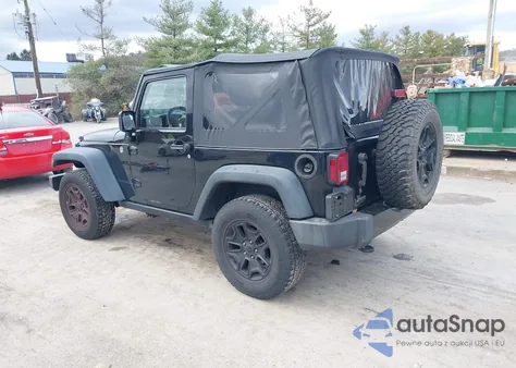 2014 Jeep Wrangler Willys Wheeler z USA, uszkodzony, nr VIN 1C4AJWAG9EL327728